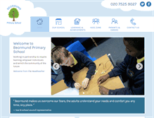 Tablet Screenshot of beormundschool.co.uk